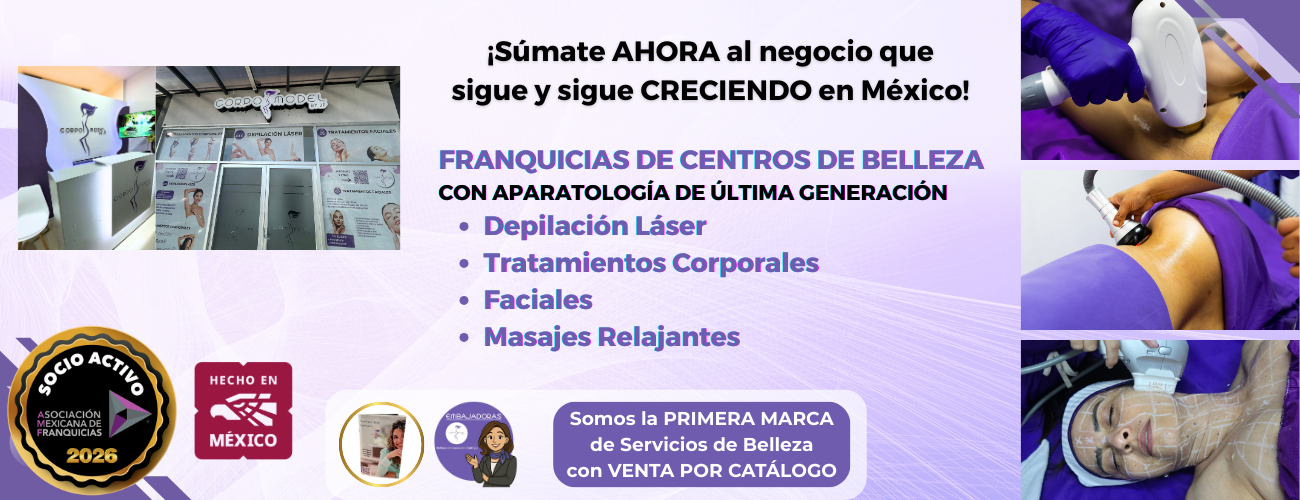 Franquicia de belleza Spa y depilación en México - CorpoModel