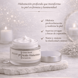 MODEL Skin Crema Facial de ácido hialurónico para piel madura