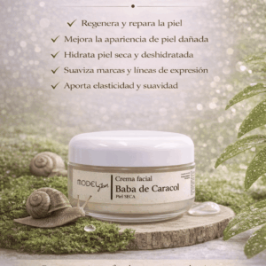 ModeL Skin Crema Facial de baba de caracol para piel seca